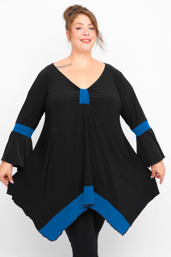 B23-155D Μπλούζα Άλφα - Πετρόλ