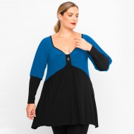 B23-161 Μπλούζα Άλφα - Πετρόλ