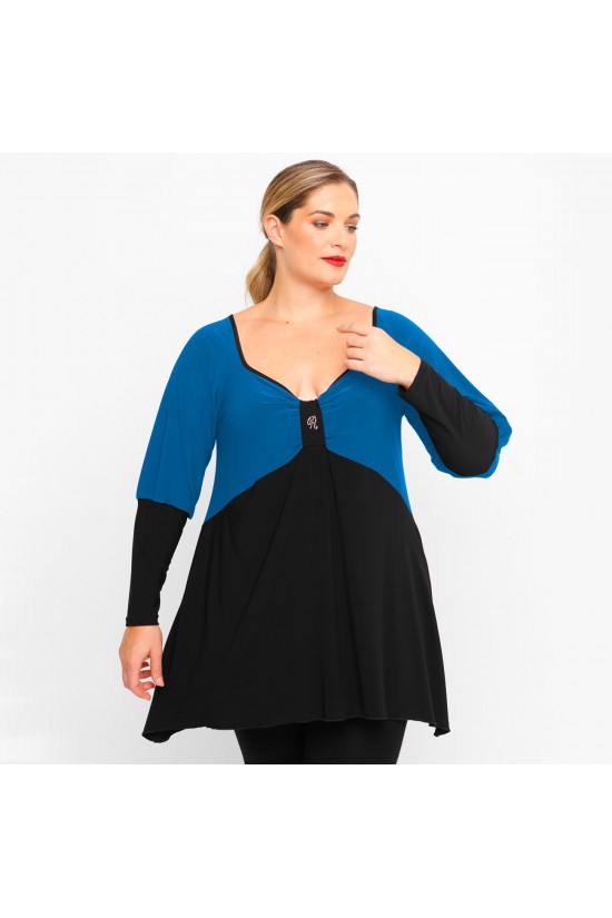 B23-161 Μπλούζα Άλφα - Πετρόλ B23-161 Μπλούζα Άλφα - Πετρόλ