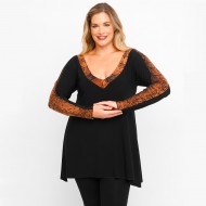 B23-9549 Μπλούζα εμπριμέ