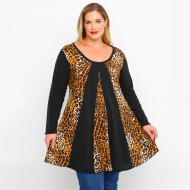 B23-9776K Πλεκτό Μπλουζοφόρεμα - Εκάι