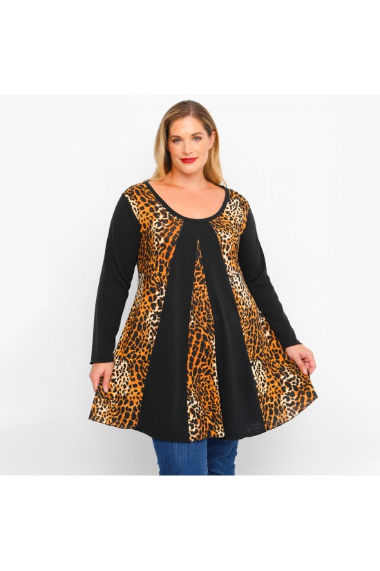 B23-9776K Πλεκτό Μπλουζοφόρεμα - Εκάι