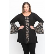 B24-5384 Μπλούζα Εβαζέ Κομποζέ