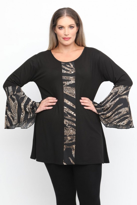 B24-5384 Μπλούζα Εβαζέ Κομποζέ