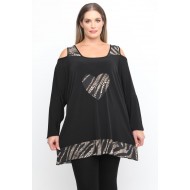 B24-5387 Μπλούζα Άλφα Κομποζέ