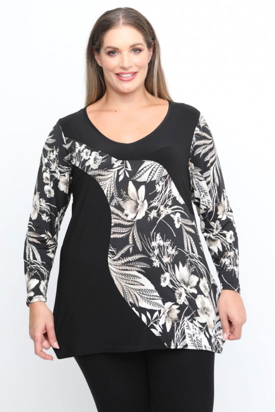 B24-5708LS Μπλούζα Εβαζέ Κομποζέ B24-5708LS Μπλούζα Εβαζέ Κομποζέ