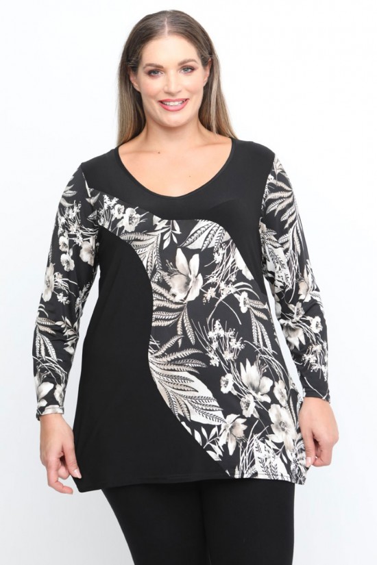 B24-5708LS Μπλούζα Εβαζέ Κομποζέ