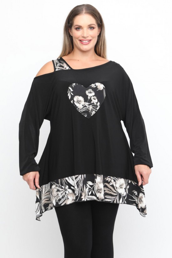 B24-5758 Μπλούζα Άλφα Κομποζέ