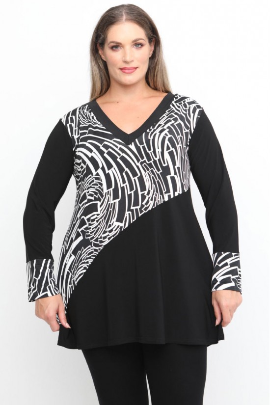 B24-5908LM Μπλούζα Εβαζέ Κομποζέ