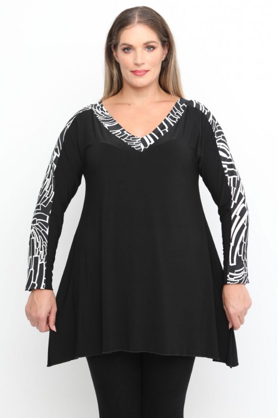 B24-5949 Μπλούζα Εβαζέ Κομποζέ