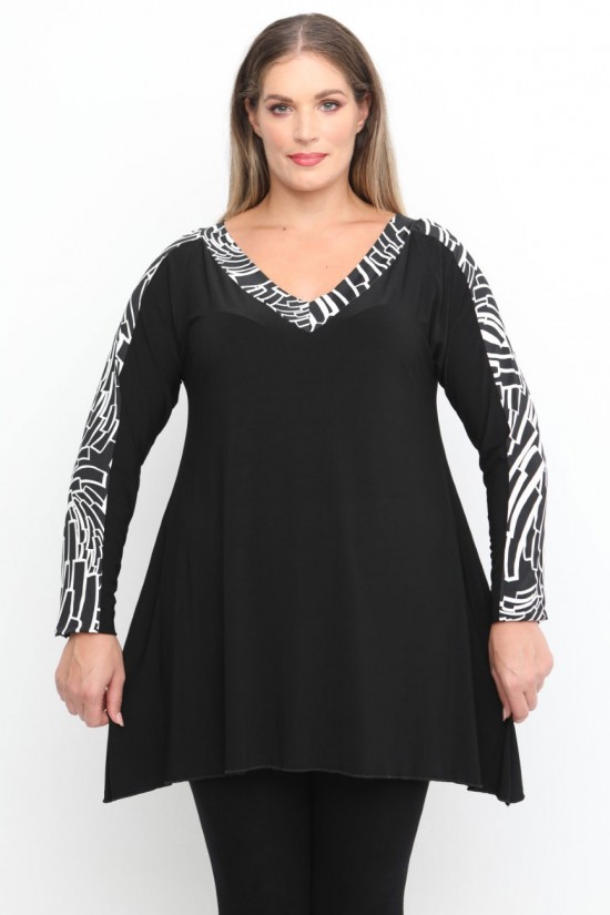 B24-5949 Μπλούζα Εβαζέ Κομποζέ