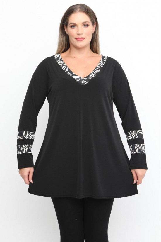 B24-9408LN Μπλούζα Εβαζέ Κομποζέ B24-9408LN Μπλούζα Εβαζέ Κομποζέ