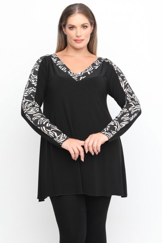 B24-9449 Μπλούζα Εβαζέ Κομποζέ