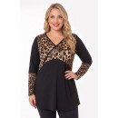 B26-1216 Μπλούζα Εβαζέ - Animal Print B26-1216 Μπλούζα Εβαζέ - Animal Print